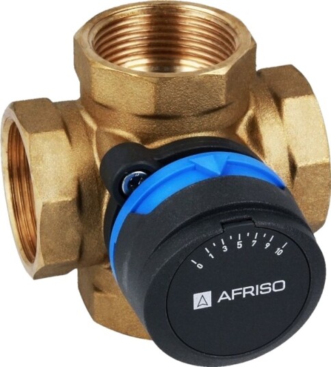 Afriso 4 Veis Roterende Blandeventil Arv 485 Proclick Dn32 Rp1 1/4" Kvs 16 1348510