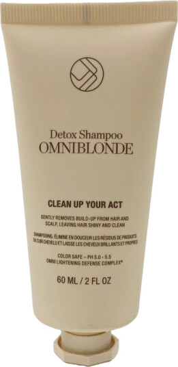 Omniblonde Clean Up Your Act Detox Shampoo 60 ml