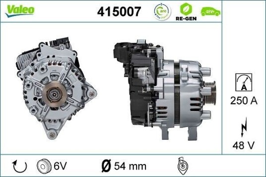 VALEO 415007 Startgenerator