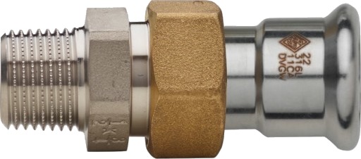 10 stk 15 x 1/2" TURBO Inox-isolasjonsstykke