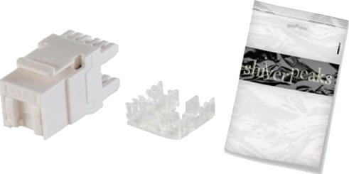 Shiverpeaks Bs08 10035 Flat Hvit Rj 45 23/26 Polykarbonat Pc 1 Stykker