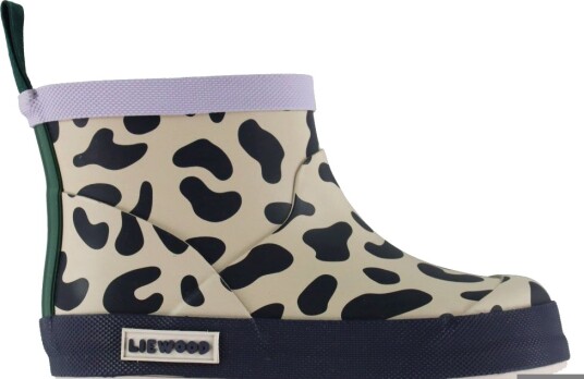 Liewood Gummistøvler m. for   Jesse   Leo/Mist   Liewood   30   Gummistøvler Beige Svart