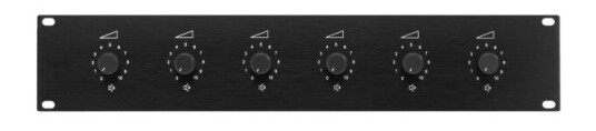 Monacor Att-1950, Rotasjonsvolumkontroll, Sort, 300 W, 484 X 77 X 88 Mm, 1,6 Kg