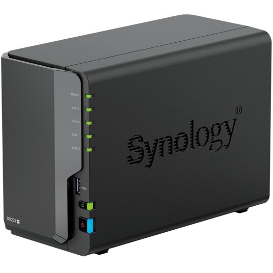 Synology DS224+ NAS-server med Intel Celeron J4125, 2GB RAM og Gigabit Ethernet Synology DS224+ NAS-server med Intel Celeron J4125, 2GB RAM og Gigabit Ethernet