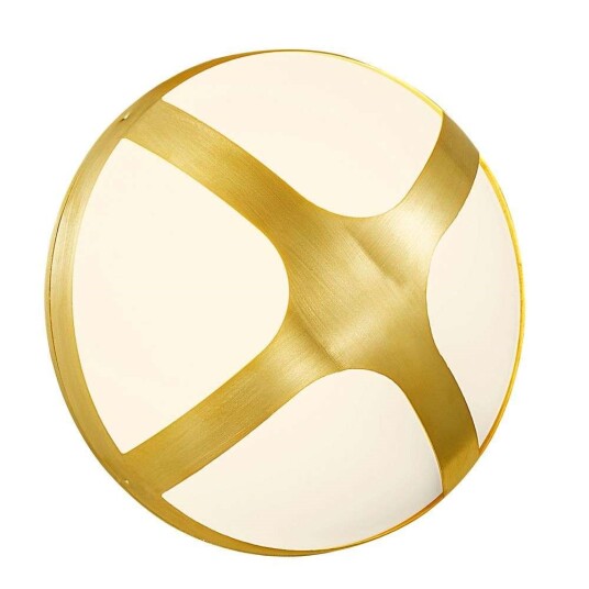 Nordlux Cross 20 Vegglampe Brass