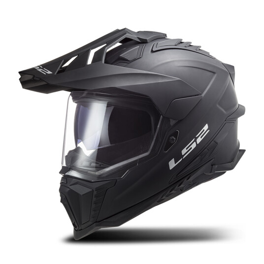 LS2 Adventurehjelm MX701 EXPLORER Solid Mattsvart LS2 Adventurehjelm MX701 EXPLORER Solid Mattsvart