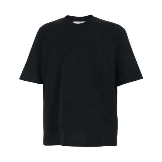 AMI Tonal Heart Logo T-Shirt Black AMI Tonal Heart Logo T-Shirt Black