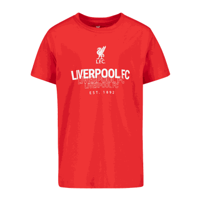Liverpool Nº51 Cotton Tee t-skjorte junior Rød 10Y