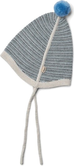 Wheat Knit Bonnet Liro BLUEY 9 24M