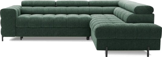Hjørnesofa Eltap Ferucce 276x200x93 cm Amore 35 Mørk Grønn Høyre