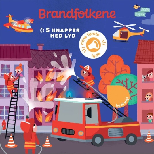 Room2Play Pekebok med lyd - 12+mnd - Brannvesenet