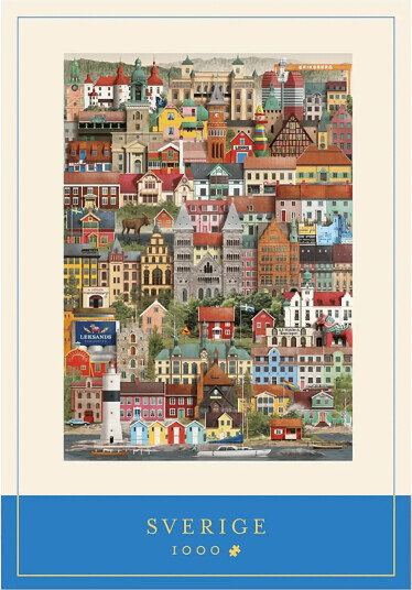 Martin Schwartz Sverige Jigsaw Puzzle 1000 Pieces Multi/patterned 50X70CM Martin Schwartz Sverige Jigsaw Puzzle 1000 Pieces Multi/patterned 50X70CM