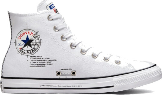Converse Dame Sko Hvit 42 1/2 EU,