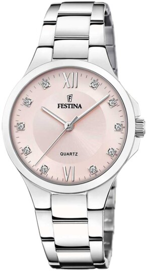 Festina Dameklokke F20582 2 Mademoiselle Rosa/Stål Ø34 mm Festina Dameklokke F20582 2 Mademoiselle Rosa/Stål Ø34 mm