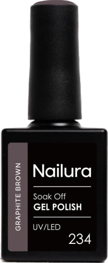 Nailura Gel Polish 10 ml 234 Graphite Brown