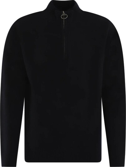 Barbour Barbour Holden Half Zip Knitted Jumper NAVY M