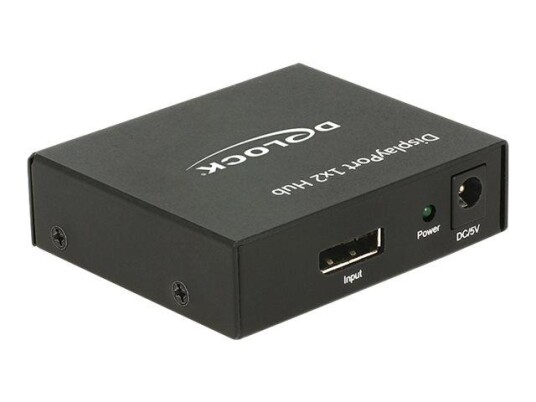 Delock video/lyd-splitter - 2 porter