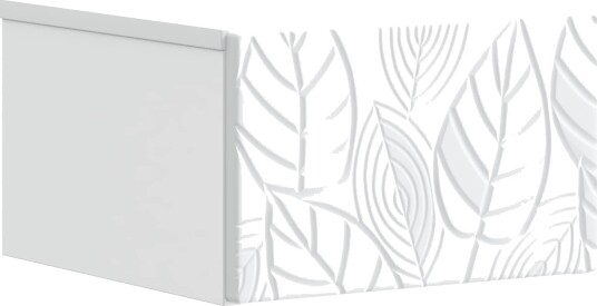  Vegghengt Sidebord Hvit 34,5 x 33 x 20 cm Konstruert tre