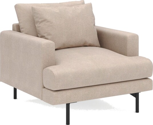 Menard Stor Lenestol Stoff Beige