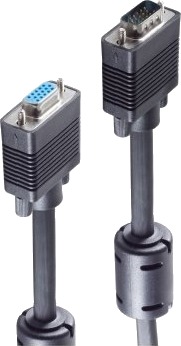 Shiverpeaks Bs78061-2 1,8 M Vga D-Sub Vga D-Sub Hankjønn Hunkjønn Sort