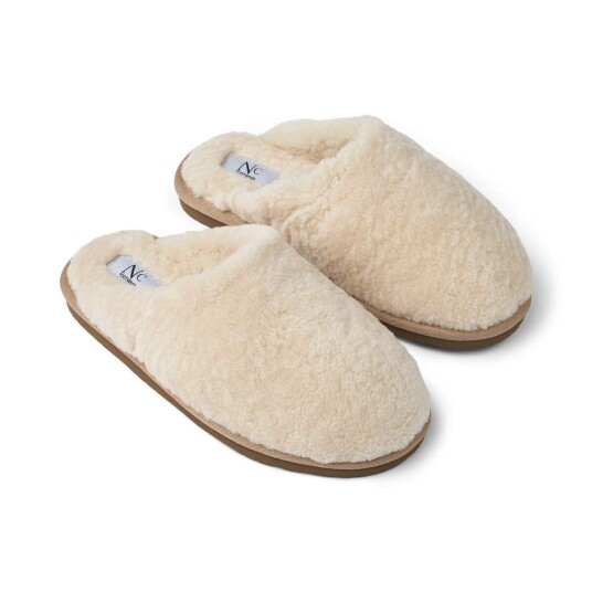 Unisex curly slipper Natur 35 Unisex curly slipper Natur 35