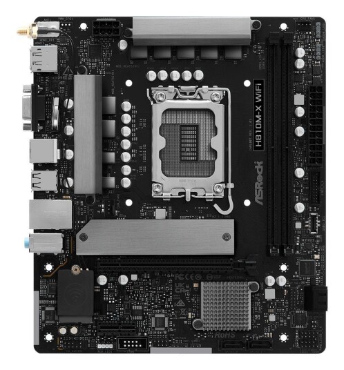 Asrock H810M-X WiFi Hovedkort Micro-ATX Intel LGA1851 med DDR5 Asrock H810M-X WiFi Hovedkort Micro-ATX Intel LGA1851 med DDR5