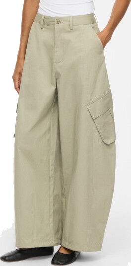 Vila Vikasu Barrel Pants Khaki green 42