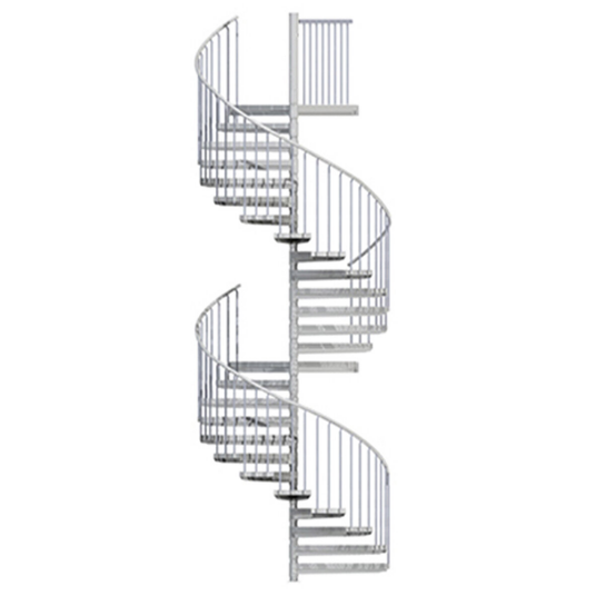 Scalant Scarvo L Spindeltrappe m/ 2 trekantede platforme Ø180 4,50 4,67