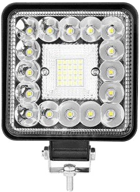 28W LED, 10-60V - Kald hvit, arbeidslampe, bil, lastebil, traktor, tilhenger, utrykningskjøretøy 28W LED, 10-60V - Kald hvit, arbeidslampe, bil, lastebil, traktor, tilhenger, utrykningskjøretøy
