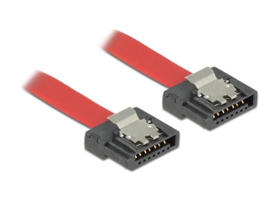 Delock SATA kabel 1m Rød