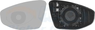 Speilglass ytterspeil VAN WEZEL 0367835