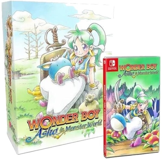 Wonder Boy Asha in Monster World Collector's Edition Nintendo Switch Spill