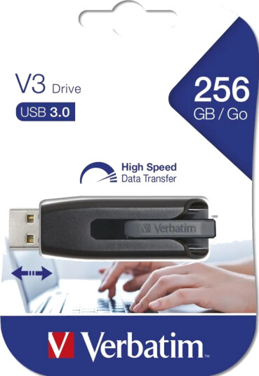 Verbatim Store "N" Go V3 Usb Flash Drive 256 Gb Usb 3.2 Gen 1 Verbatim Store "N" Go V3 Usb Flash Drive 256 Gb Usb 3.2 Gen 1