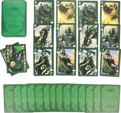 Paladone Doctor Doom Spillkort i Metallboks
