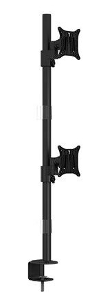 Multibrackets M VESA Deskmount Officeline Dual Vertical Black Multibrackets M VESA Deskmount Officeline Dual Vertical Black