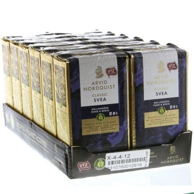 Arvid Nordqvist Nordquist Classic Svea filterkaffe 500 g 12 stk. Arvid Nordqvist Nordquist Classic Svea filterkaffe 500 g 12 stk.