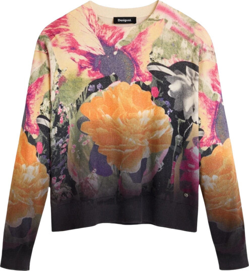 Desigual Dame Strikkevarer Flerfarget S,