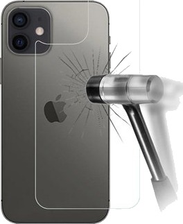MTP Products iPhone 12 Mini Herdet Glass Beskyttelse av Bakdekslet 9H Klar
