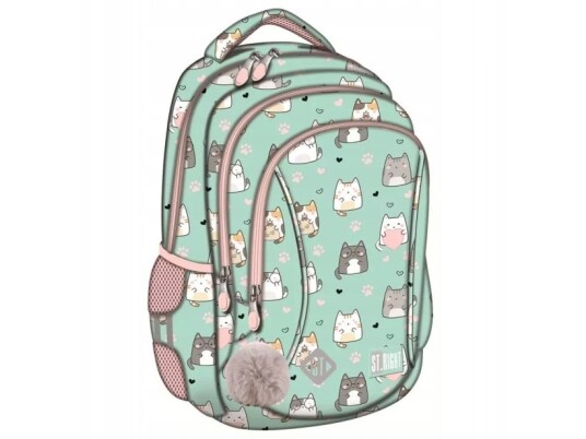 Ryggsekk 30X38x13 1Zip 3Lommer Charming Cats Fo Ryggsekk 30X38x13 1Zip 3Lommer Charming Cats Fo