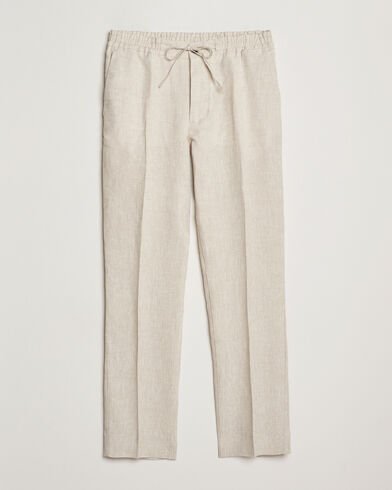 J.Lindeberg Soren Drape Linen Pants Moonbeam