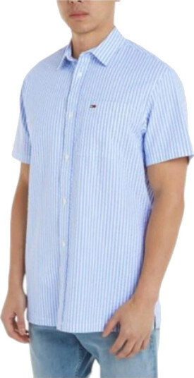 Tommy Hilfiger Herre Skjorter Blå S,