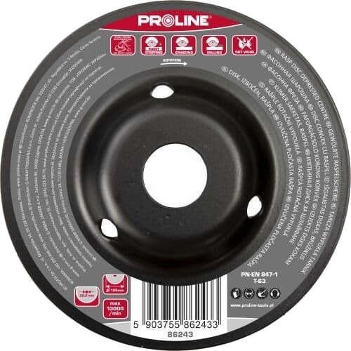 Profix Innfelt/Koppskive Konveks Plateslipeskive Kutte-/Slipeskive Fintannet Type B 125 Mm Proline Profix Innfelt/Koppskive Konveks Plateslipeskive Kutte-/Slipeskive Fintannet Type B 125 Mm Proline