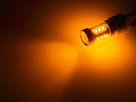 80W Cree LED 10 30V BA15S Canbus Farge: Oransje