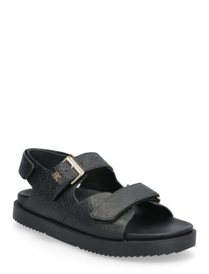 Tommy Hilfiger Adjustable Double Strap Sandal Black 41 Tommy Hilfiger Adjustable Double Strap Sandal Black 41