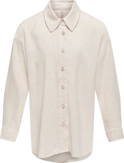 kids ONLY Moonbeam Siesta L/S Lin Blend Ovs Skjorte Pnt 152 kids ONLY Moonbeam Siesta L/S Lin Blend Ovs Skjorte Pnt 152