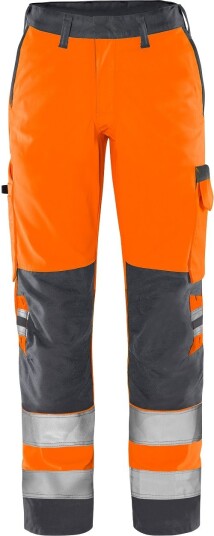 Fristads Høy Synlighet Green bukse dame klasse 2 2642 GPLU Orange/Grå 38