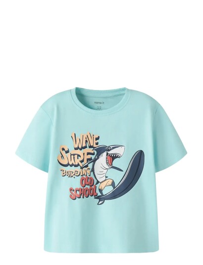 Name It Nmmvagno Ss Loose Top Blue 98
