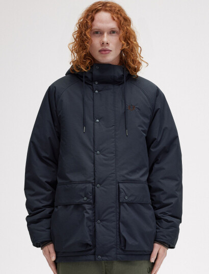 Fred Perry Padded Zip Through Jkt Navy S Fred Perry Padded Zip Through Jkt Navy S