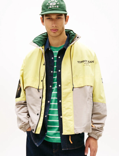 Tommy Jeans Tjm Colorblck Windcheater Jacket Yellow XL Tommy Jeans Tjm Colorblck Windcheater Jacket Yellow XL