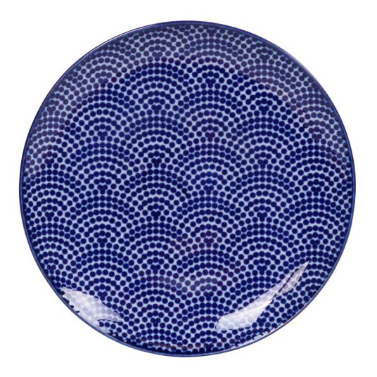 Tokyo Design Studio Nippon Blue tallerken 16 cm dots Tokyo Design Studio Nippon Blue tallerken 16 cm dots